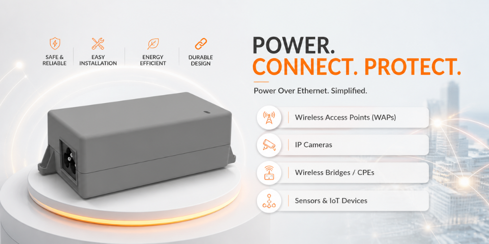 Gigabit PoE Injector (24V)