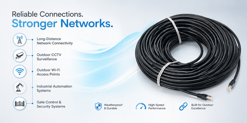 CAT 6 FTP CABLE ARMOUD 120M