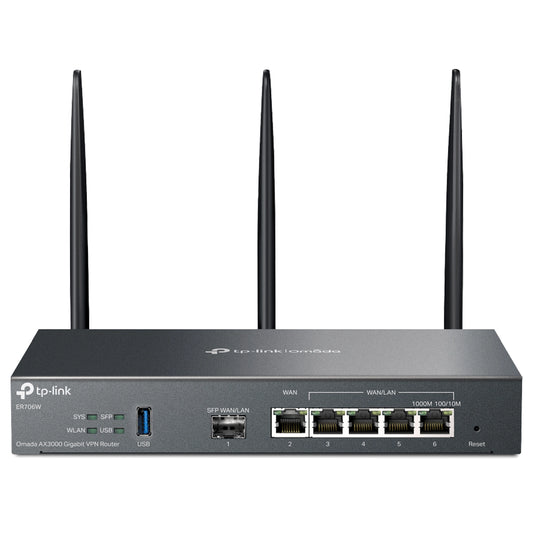 TP-Link Omada ER706W AX3000 WiFi 6 Gigabit VPN Router
