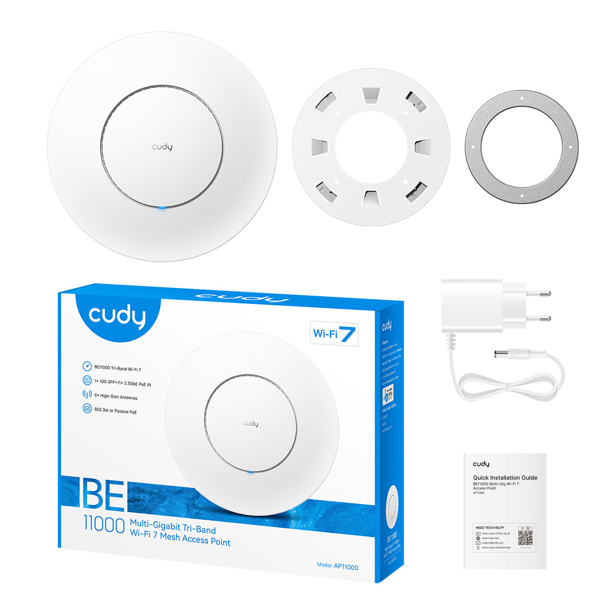 AP11000(BE11000 Multi-Gigabit Tri-band Wi-Fi 7 Mesh Access Point)
