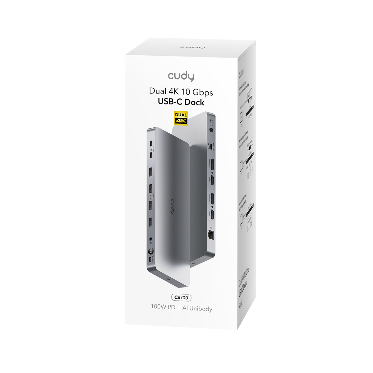 CS700 (Dual 4K 10 Gbps USB-C Dock)