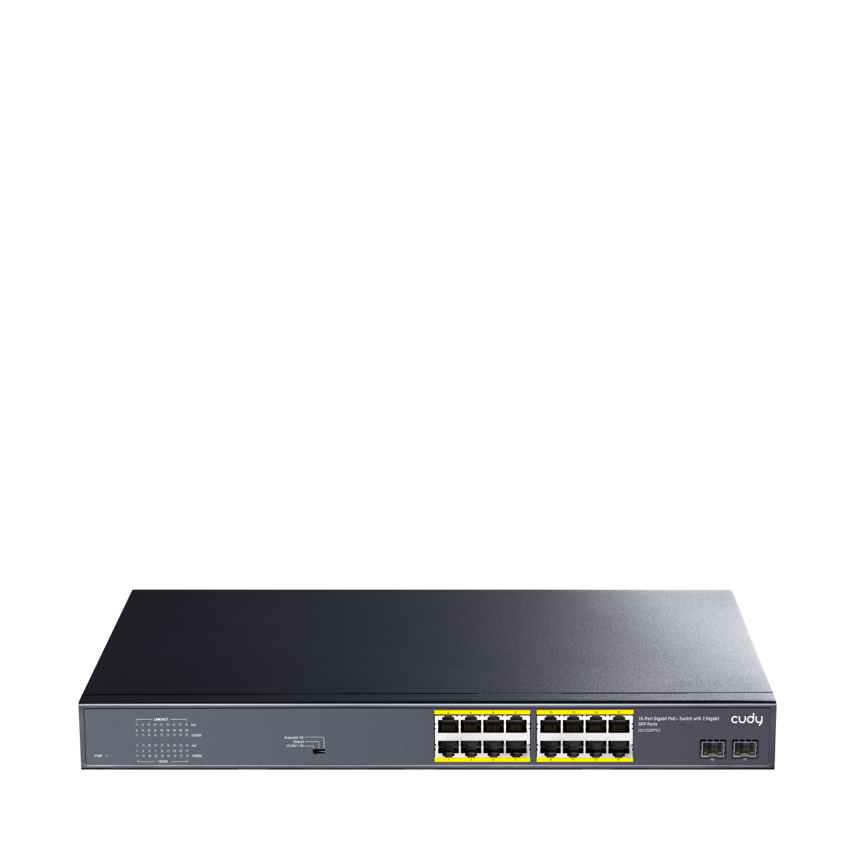 GS1020PS2(16-GbE PoE Switch with 2 Uplink SFP)