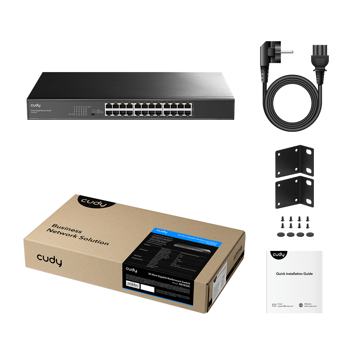 GS1024L(24-Port Gigabit Unmanaged Switch)