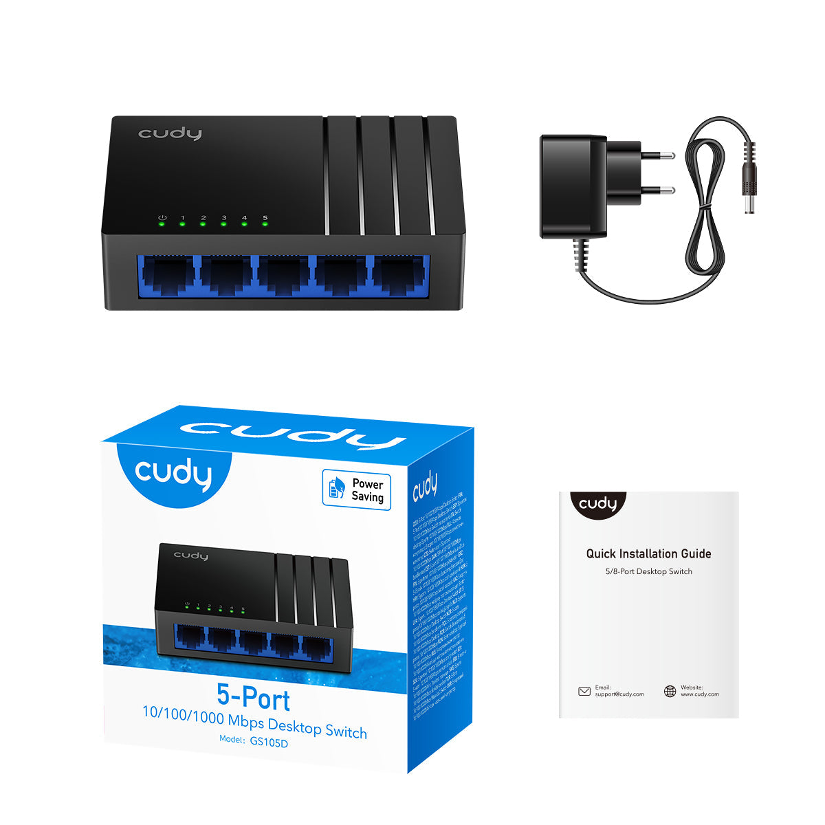GS105D(5-Port Gigabit Unmanaged Switch)