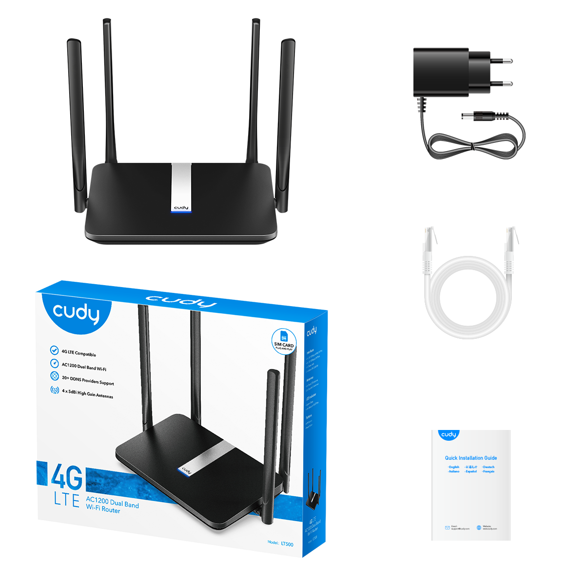 LT500(4G AC1200 Wi-Fi Router)