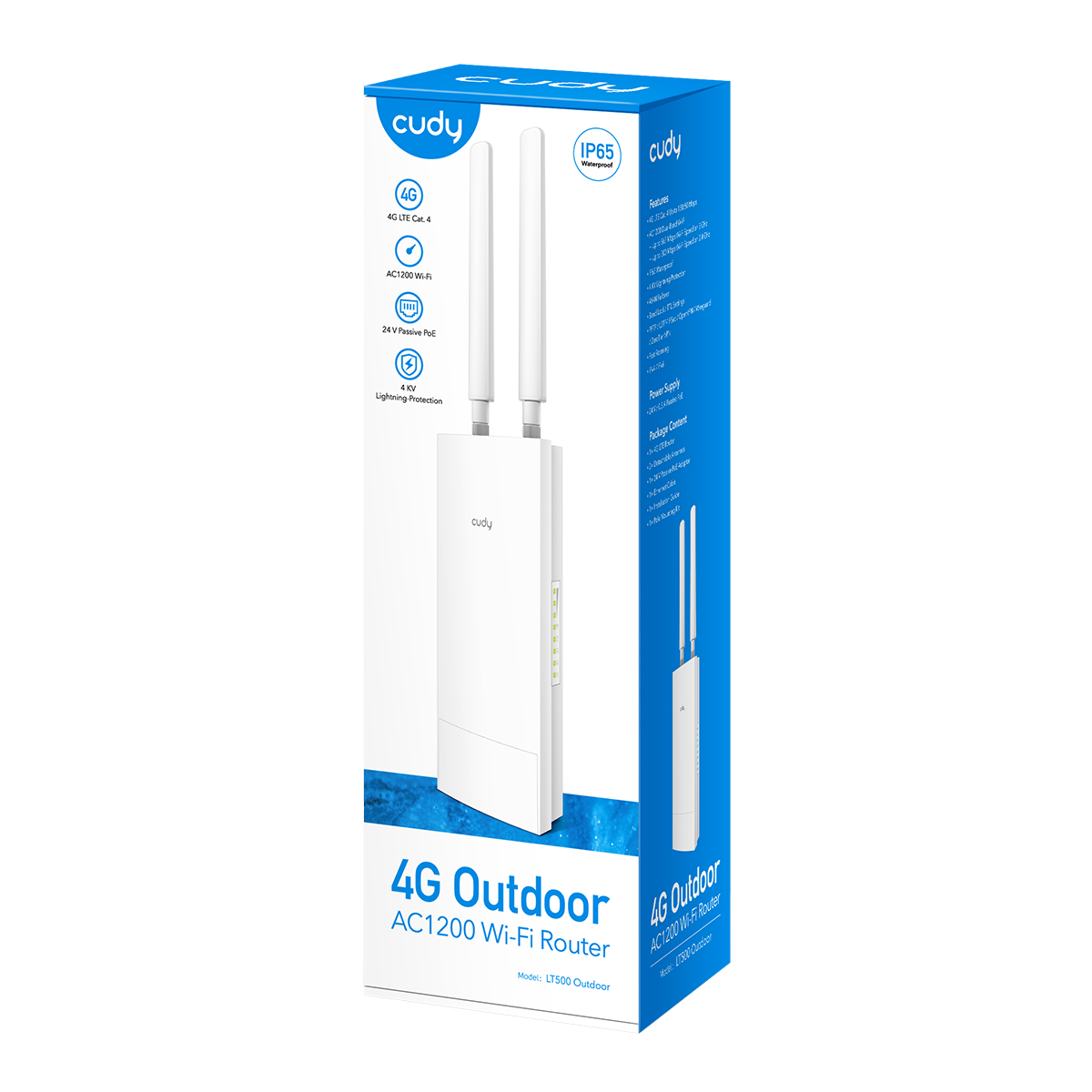LT500 Outdoor(Indoor/Outdoor 4G AC1200 Wi-Fi Router)