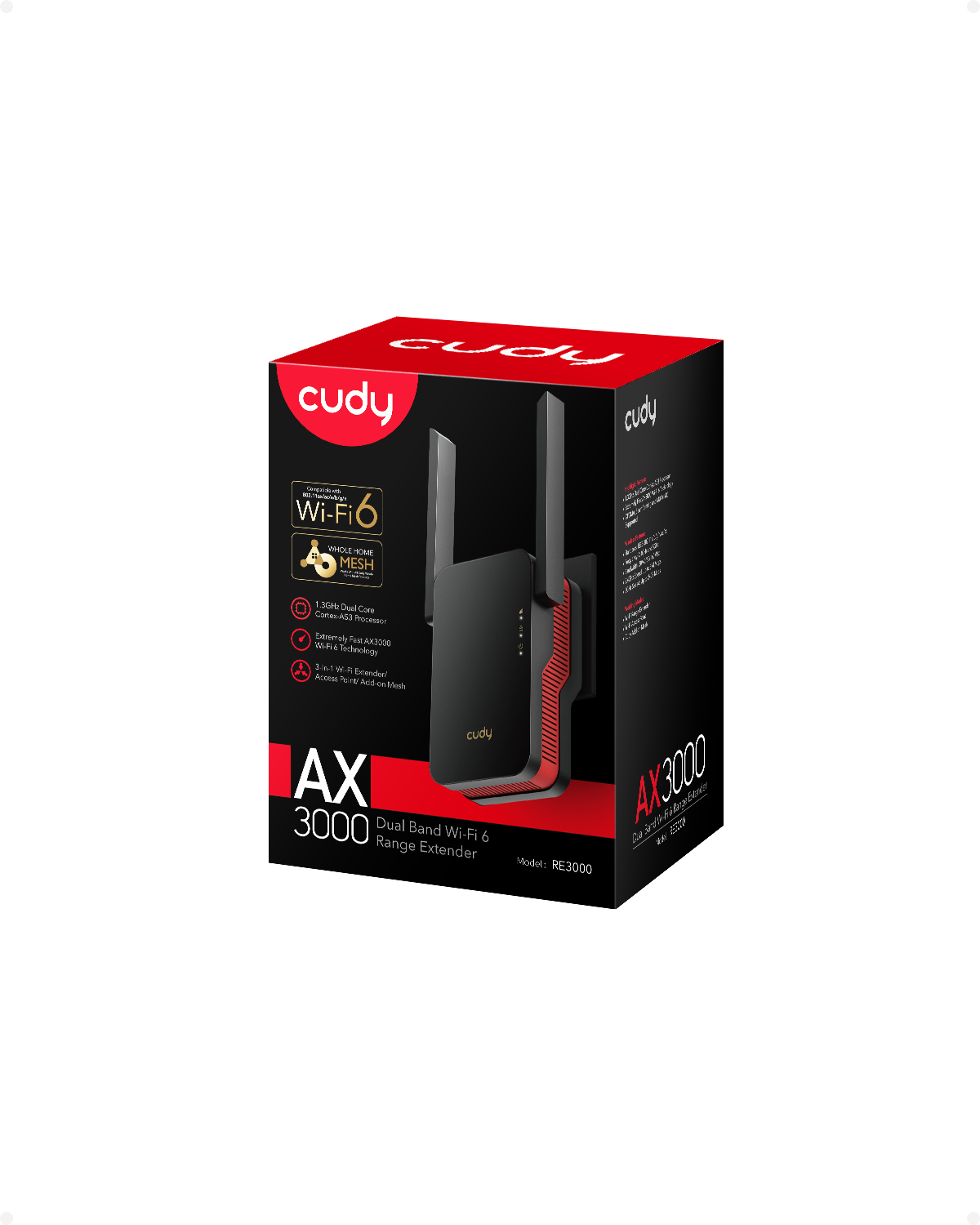 RE3000 1.0 (AX3000 Mesh Wi-Fi 6 Range Extender)