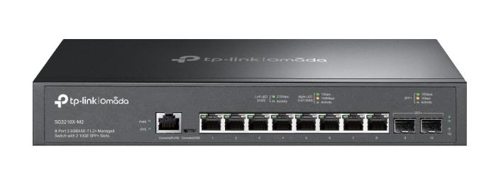 TP-Link SG3210X-M2 2.5G Multi-Gigabit Managed Switch – JRSGL