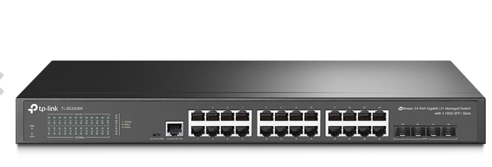TP-Link SG3428X 24-Port Gigabit L2+ Managed Switch – JRSGL TP-Link SG3428X 24-Port Gigabit L2+ Managed Switch – JRSGL