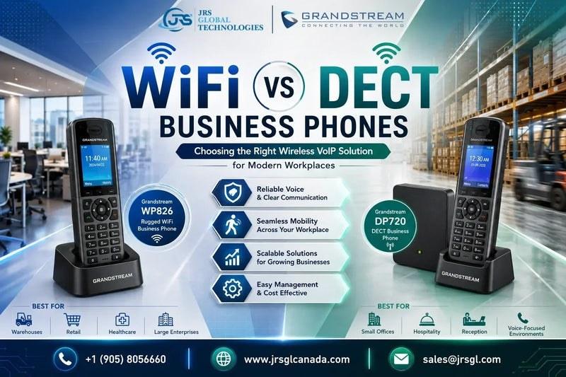 WiFi vs DECT Business Phones: Choosing the Right Wireless VoIP Solution for Modern Workplaces