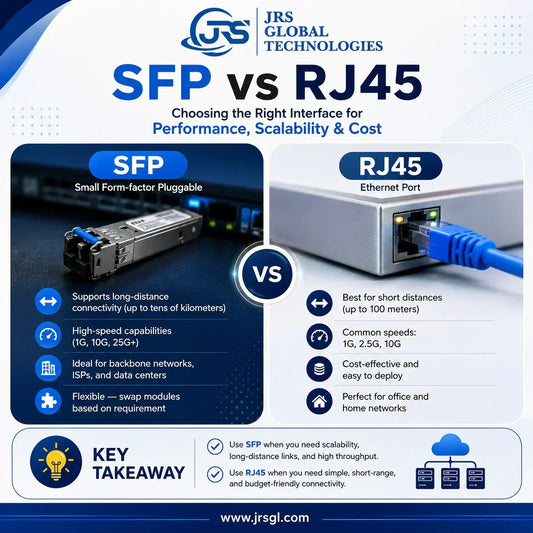 SFP vs RJ45: Understanding the Key Differences for Modern Networks