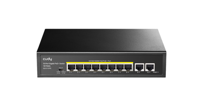 GS1010PE(8-Port Gigabit PoE+ Switch with 2 Gigabit Uplink Port)