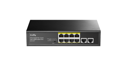 GS1010P(8-Port Gigabit PoE+ Switch with 2 Gigabit Uplink Ports)
