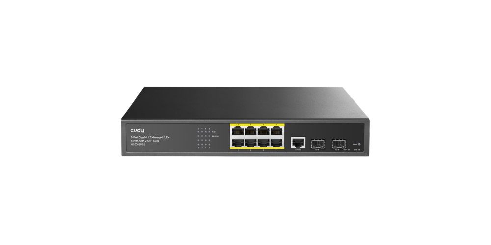 GS2008PS2(8-GbE PoE L2 Managed Switch with 2-SFP)