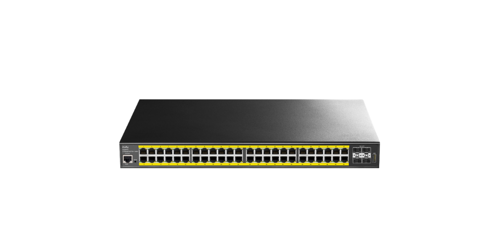 GS2048PS4-720W(48-GbE PoE L2 Managed Switch with 4-SFP+)