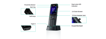 Yealink AX83H Wi-Fi Handset