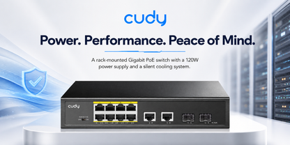 GS1010PS2(8-Port Gigabit PoE+ Switch with 2 GbE and 2 Gigabit SFP)