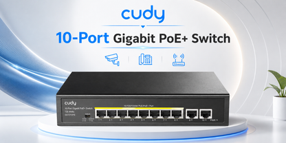 GS1010PE(8-Port Gigabit PoE+ Switch with 2 Gigabit Uplink Port)