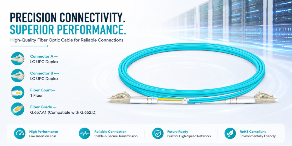 LC TO LC DUPLEX MULTI MODE 5 MTR
