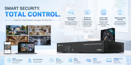 VIGI NVR1004H-4P-2TB