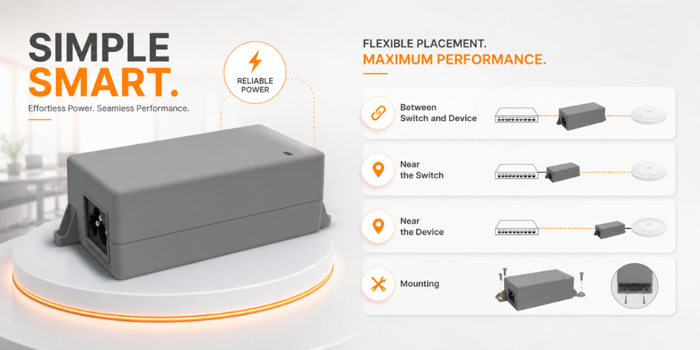 Gigabit PoE Injector (24V)