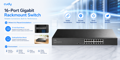 GS1016L(16-Port Gigabit Unmanaged Switch)