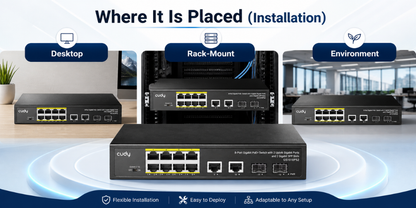 GS1010PS2(8-Port Gigabit PoE+ Switch with 2 GbE and 2 Gigabit SFP)