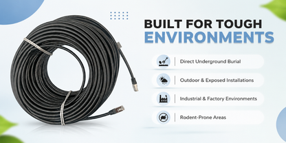 CAT 6 FTP CABLE ARMOUD 120M