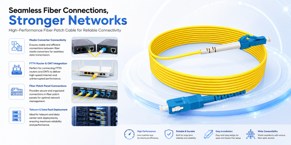 5m-LC UPC to SC UPC, Simplex
