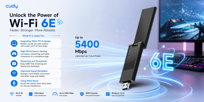 WU6500 (BE6500 High-Gain USB 3.0 Wi-Fi 7 Adapter)