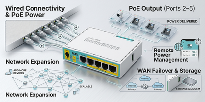 hEX PoE lite (RB750UPr2)