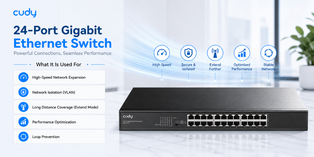 GS1024L(24-Port Gigabit Unmanaged Switch)