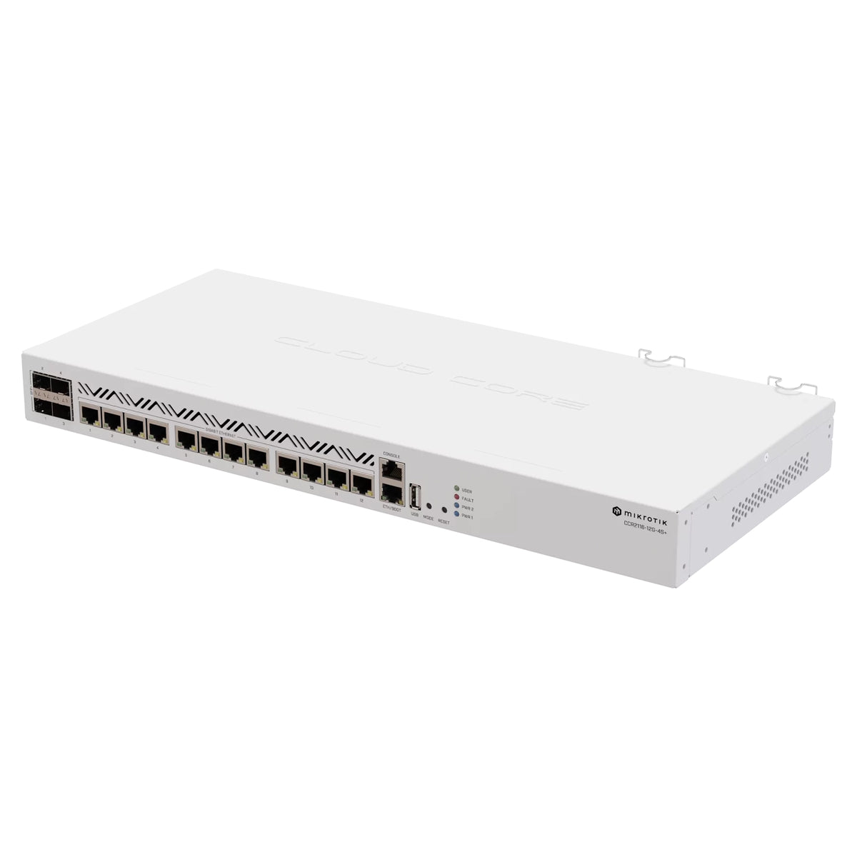 MikroTik CCR2116-12G-4S+ 16-Core Cloud Core Router with 12 Gigabit Ports and 4× 10G SFP+
