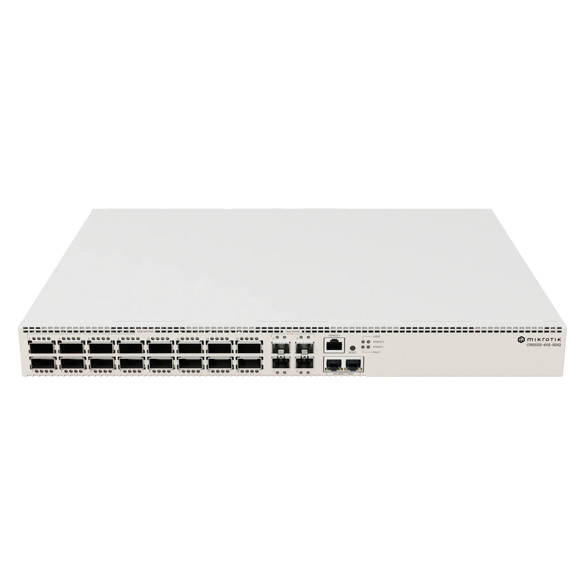 MikroTik CRS520-4XS-16XQ-RM 100G Enterprise Switch with 16× QSFP28 and 4× 25G SFP28