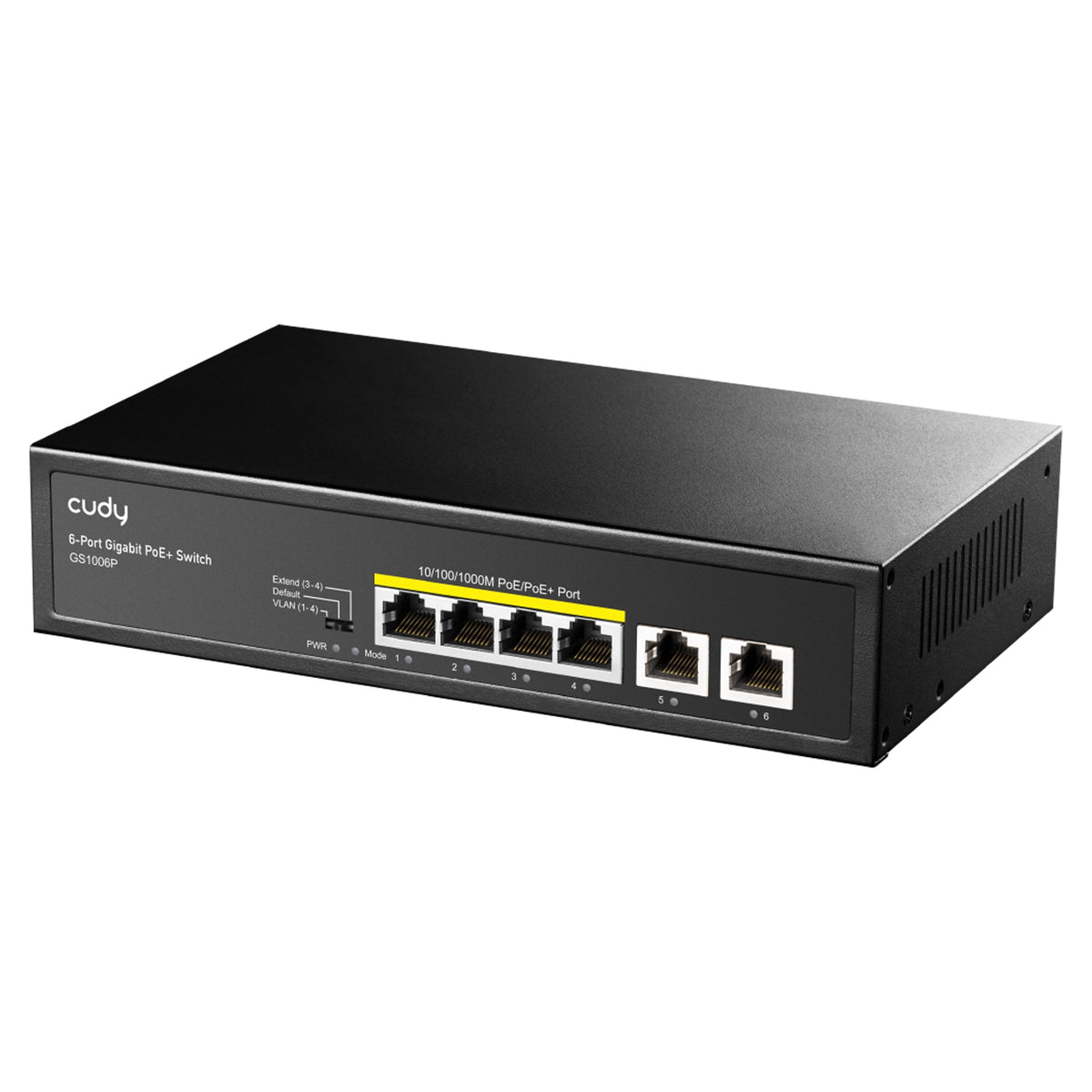 GS1006P(6-Port Gigabit PoE+ Switch)