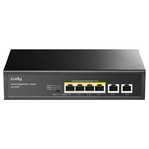 GS1006P(6-Port Gigabit PoE+ Switch)