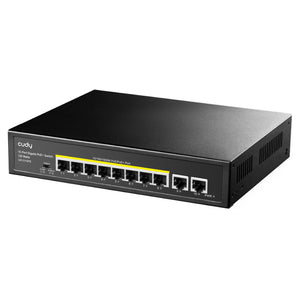 GS1010PE(8-Port Gigabit PoE+ Switch with 2 Gigabit Uplink Port)