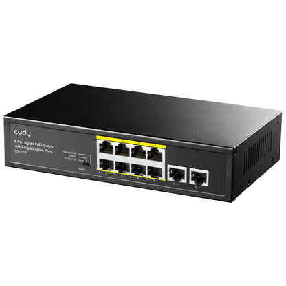 GS1010P(8-Port Gigabit PoE+ Switch with 2 Gigabit Uplink Ports)