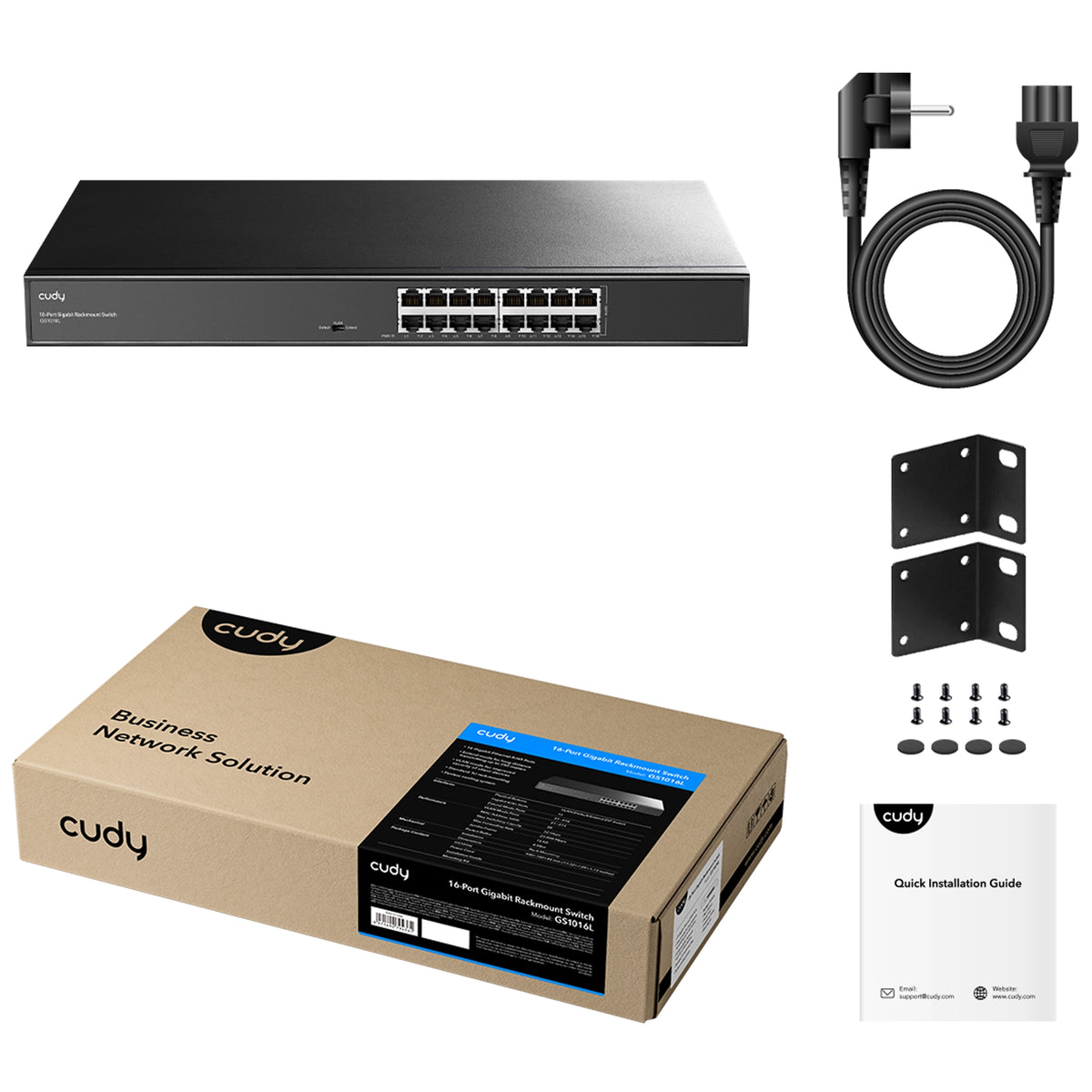 GS1016L(16-Port Gigabit Unmanaged Switch)