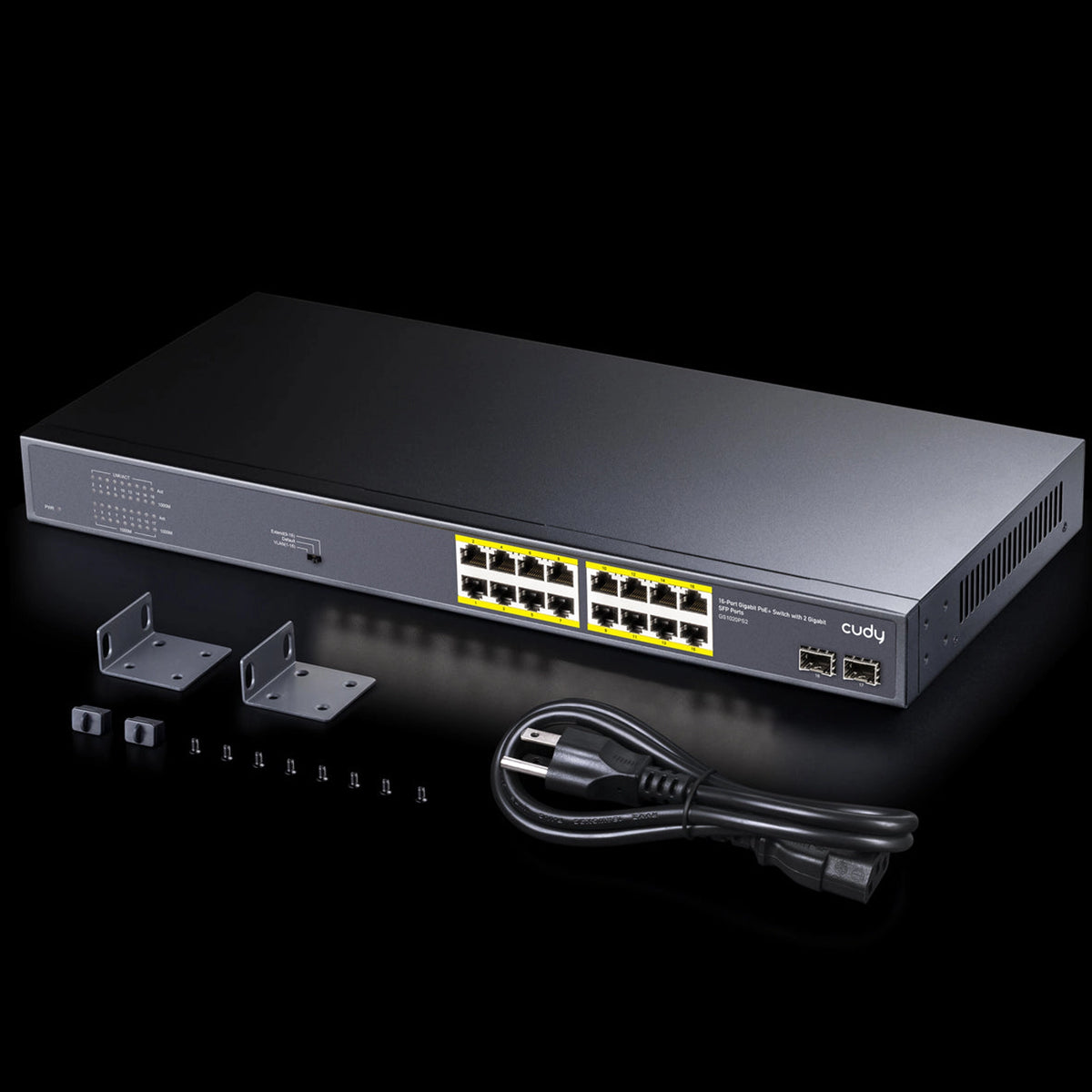 GS1020PS2(16-GbE PoE Switch with 2 Uplink SFP)