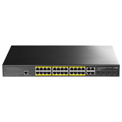 GS2028PS4-300W(24-GbE PoE L2 Managed Switch with 4 Gigabit Combo Ports 300W)