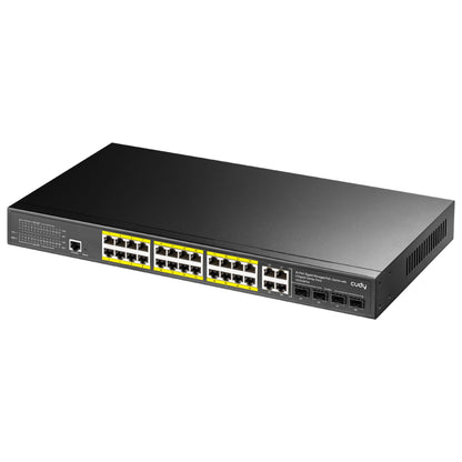 GS2028PS4-400W(24-GbE PoE L2 Managed Switch with 4 Gigabit Combo Ports 400W)