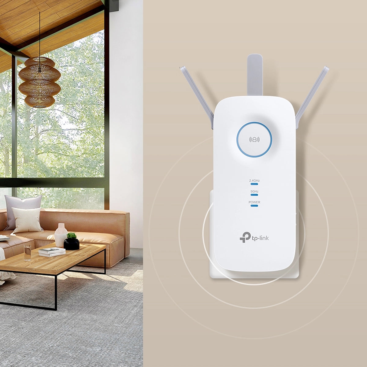 TP-Link RE550 IEEE 802.11ac 1.86 Gbit/s Wireless Range Extender RE550