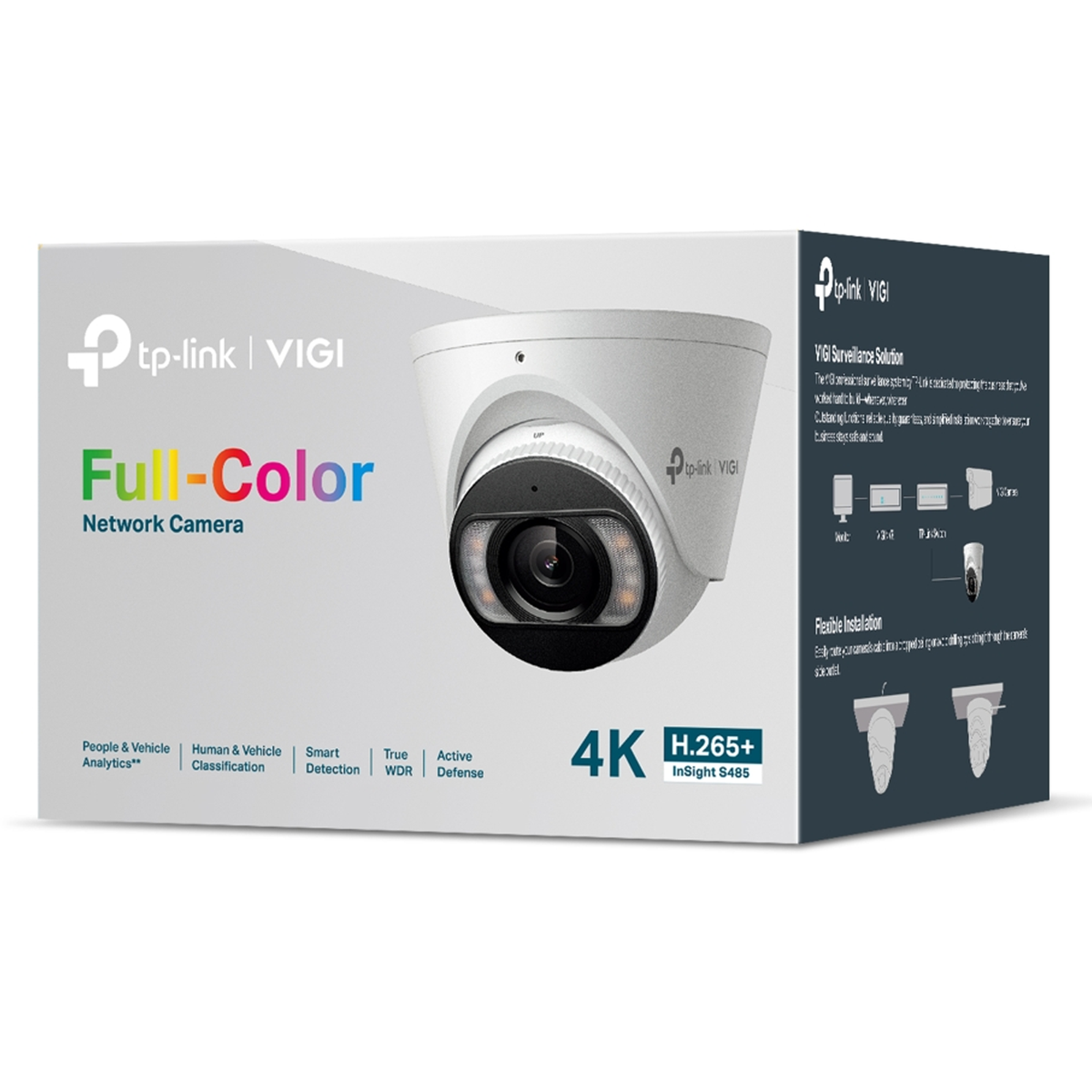 TP-Link S485 8 Megapixel 4K Network Camera - Color - Turret INSIGHT S485(4MM, 2.8MM)