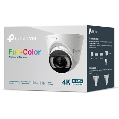 TP-Link S485 8 Megapixel 4K Network Camera - Color - Turret INSIGHT S485(4MM, 2.8MM)