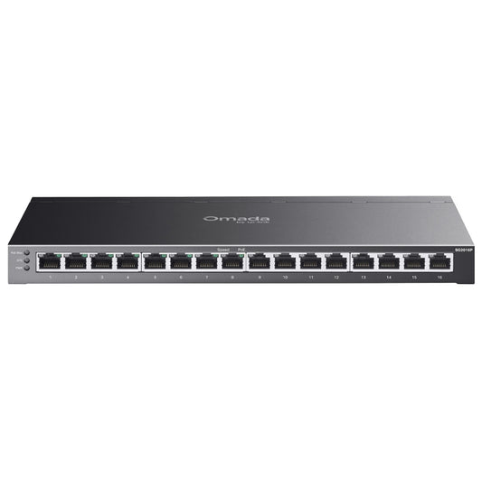TP-Link JetStream 16-Port Gigabit Smart Switch with 8-Port PoE+ TL-SG2016P