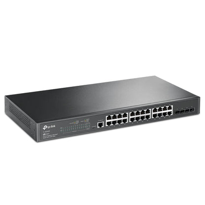 TP-Link JetStream 24-Port Gigabit L2 Managed Switch with 4 SFP Slots TL-SG3428