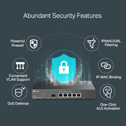 TP-Link SafeStream Gigabit Multi-WAN VPN Router TL-ER7206