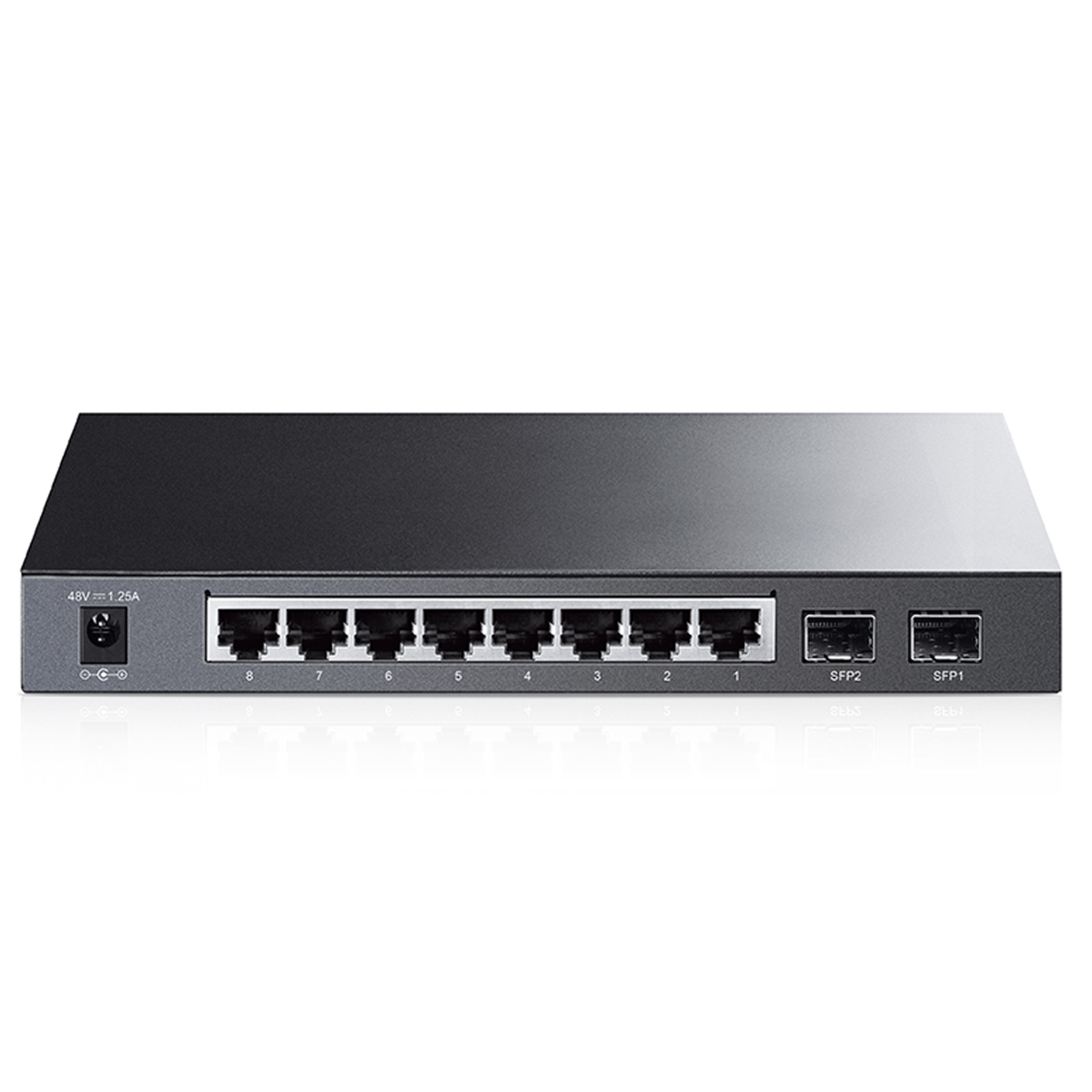 TP-Link 8-Port Gigabit Smart PoE Switch with 2 SFP Slots TL-SG2210P
