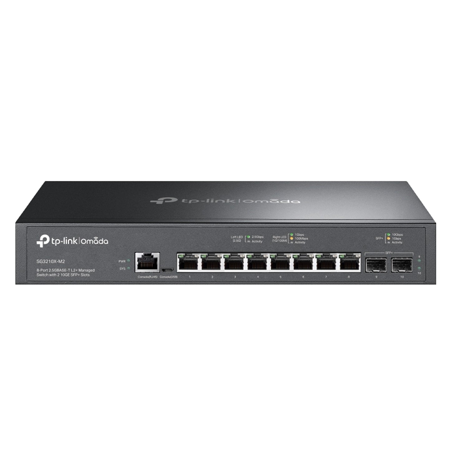 TP-Link Omada 8-Port 2.5G L2+ Managed Switch SG3210X-M2